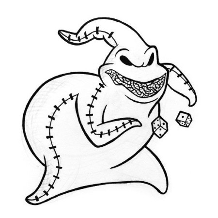 Printable Coloring pages > oogie boogie > #75179 oogie boogie coloring pages  6 | Arte de tim burton, Libros para colorear, Cosas de halloween