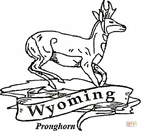 Wyoming coloring page | Free Printable Coloring Pages
