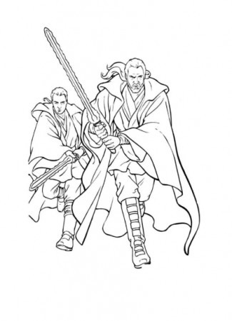 Star Wars coloring pages Obi Wan Kenobi ...