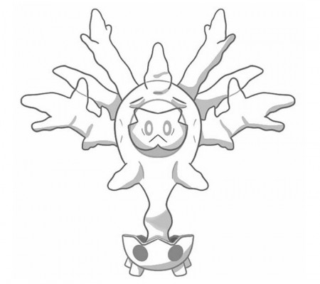 Cursola Pokemon Coloring Page - Free Printable Coloring Pages for Kids