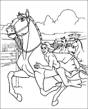 Wild Spirit Horse Coloring Pages - Get Coloring Pages