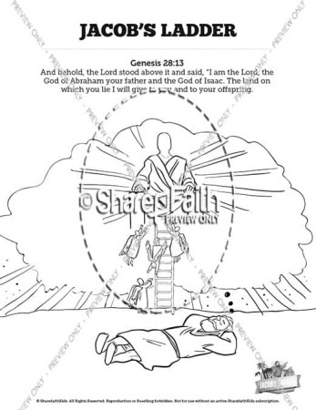 ShareFaith Media » Genesis 28 Jacobs Ladder Bible Mazes – ShareFaith Media