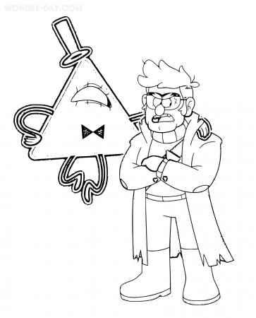 Bill Cipher Coloring Pages | WONDER DAY — Coloring pages for children and  adults