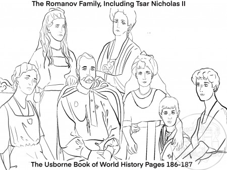 The Usborne Book of World History Coloring Page Pages 186-187 - Once Upon a  Homeschooler