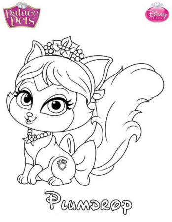 Kids-n-fun.com | Coloring page Princess Palace Pets plumdrop