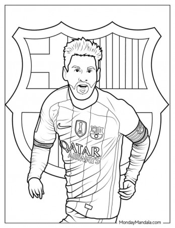 20 Lionel Messi Coloring Pages (Free ...