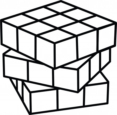 Rubiks Cube Coloring Pages - Best Coloring Pages For Kids