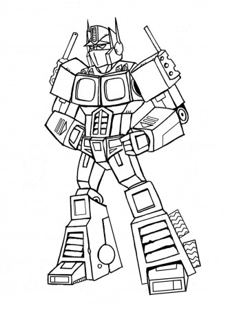 Transformers Optimus Prime Coloring Pages - Coloring Page Photos
