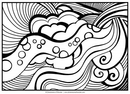 Abstract Angel Coloring Pages - Coloring Pages For All Ages