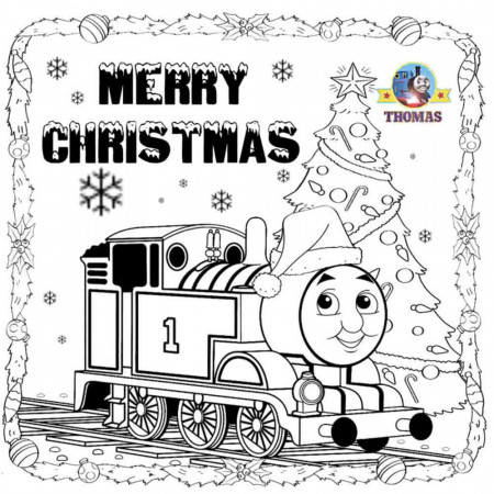 Thomas Christmas Coloring Sheets For Children Printable Pictures ...