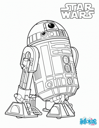 STAR WARS coloring pages - R2-D2