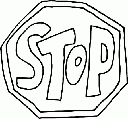 Stop Signs Coloring Pages - ClipArt Best