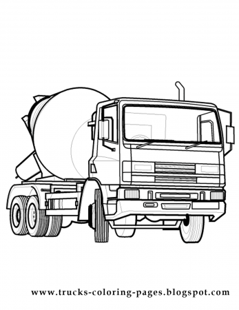 Truck Coloring Pages - GetColoringPages.com