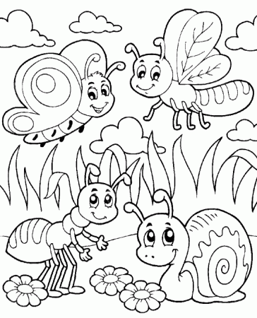 Insects coloring page 22 - Topcoloringpages.net