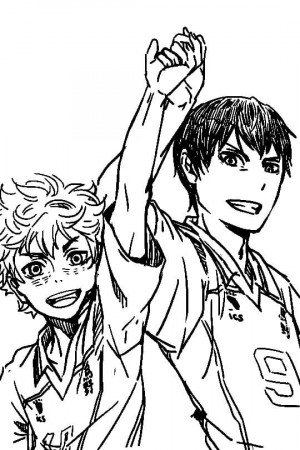 Coloring pages Haikyuu!! Print for free | WONDER DAY