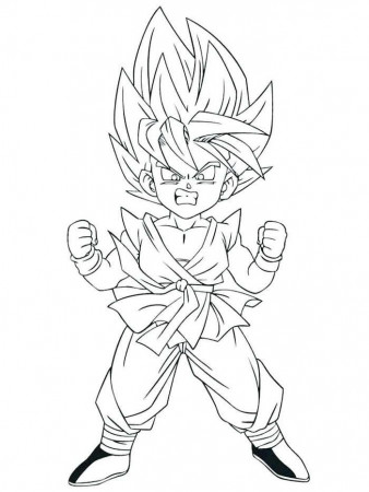 Dragon Ball Z Coloring Pages Goten | Dragon ball art, Dragon ball goku,  Super coloring pages