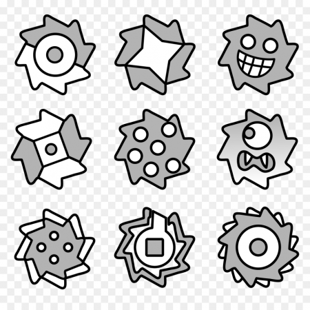My 27 Geometry Dash Icons For All Geometry Dash Fans - Fan Made Geometry  Dash Icons, HD Png Download - vhv
