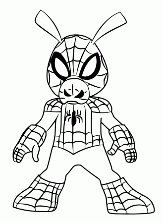 Spider-Ham Coloring Page - Get Coloring ...