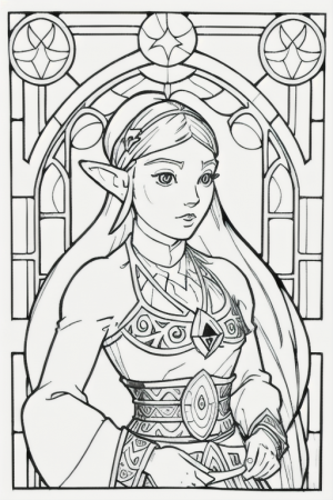 some Zelda Coloring Pages for My Niece ...