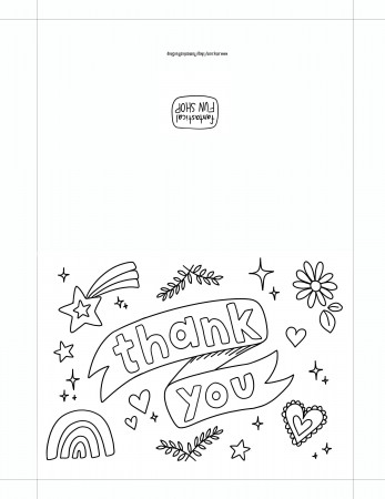 PRINTABLE Thank You Card From Child ...