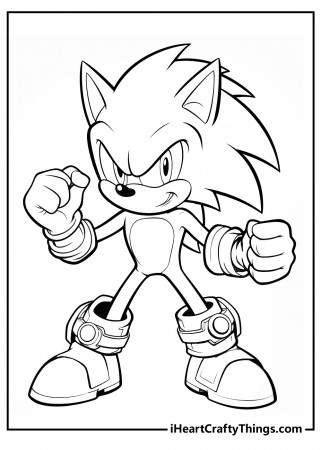 Sonic Coloring Pages (100% Free Printables)