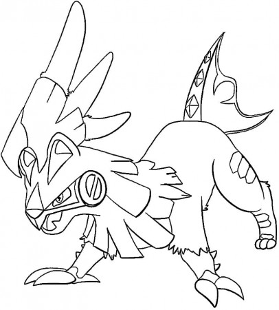 Printable Silvally Pokemon Coloring Page - Free Printable Coloring Pages  for Kids