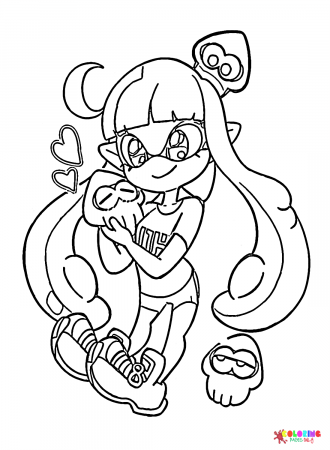 Splatoon Coloring Pages