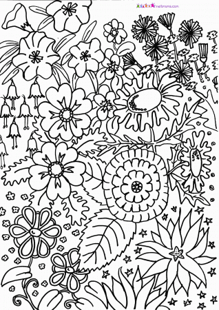 14 Pics of Hard Flower Coloring Pages Printable - Flower Mandala ...