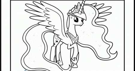 My Little Pony Princess Luna Coloring Pages | Team colors