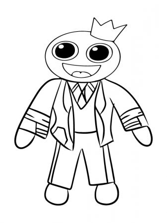Formal Rainbow Friends Roblox Coloring Page - Free Printable Coloring Pages  for Kids