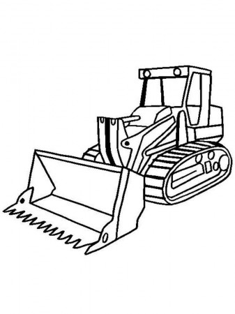 Free Bulldozer coloring pages. Free Printable Bulldozer coloring pages.