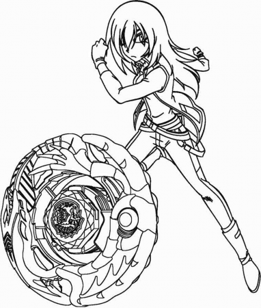 Tsubasa With His Beyblade Coloring Page - Free Printable Coloring Pages for  Kids