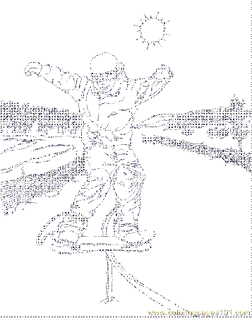 Snowboarding Coloring Page 04 Coloring Page - Free Others Coloring Pages :  ColoringPages101.com