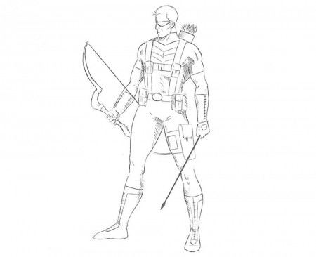 Hawkeye Coloring Pages Marvel | Activity Shelter