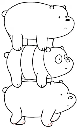 We Bear Bears Coloring Pages