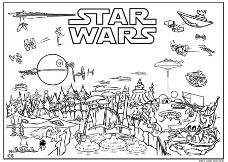 Star wars movie free printable coloring pages