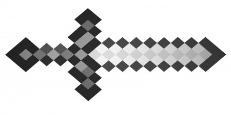 Minecraft Coloring Pages Diamond Sword - High Quality Coloring Pages