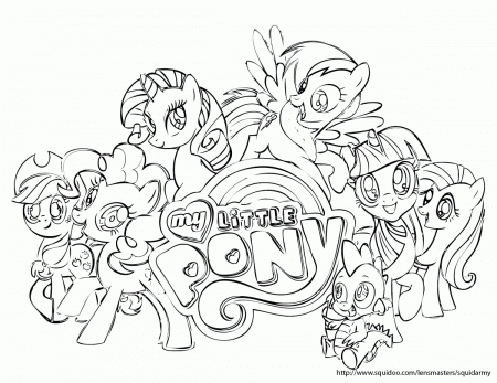 Printable Little Pony Coloring Pages Kids - Colorine.net | #15326