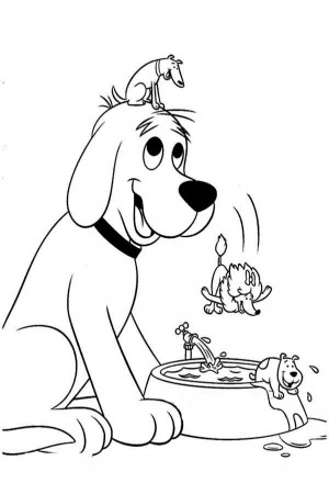 40 Clifford The Big Red Dog Coloring Pages to Print - VoteForVerde.com