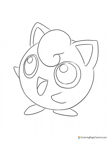 Pokemon - Jigglypuff 02 Coloring Page ...