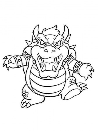 Bowser Junior Coloring Pages