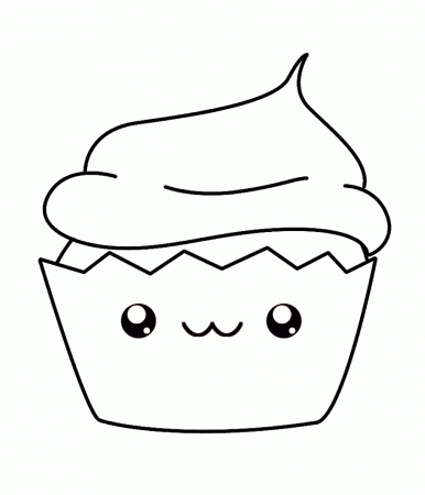 Cupcake Color - Coloring Pages for Kids and for Adults