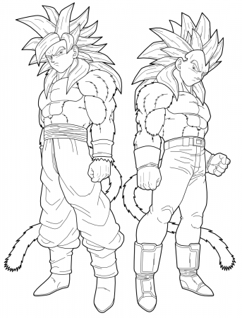 Free Dragon Ball Z Kai Printable Coloring Pages - Coloring Page