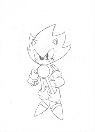 Super Sonic Coloring Pictures - High Quality Coloring Pages