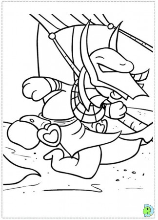 Neopets and the Lost Desert coloring page- DinoKids.org