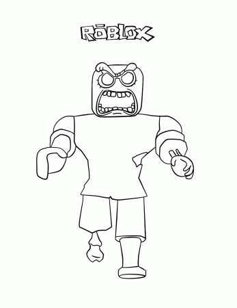 Roblox Zombie Coloring Pages – coloring.rocks!