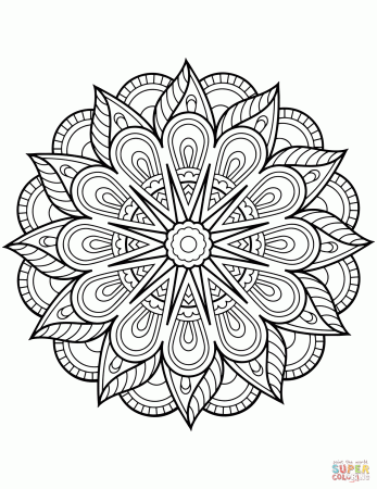 Coloring : Flower Mandala Coloring Page Freele Pages Uncategorized For  Adults Simple Kids 47 Astonishing Flower Mandala Coloring Pages ~ Sstra  Coloring