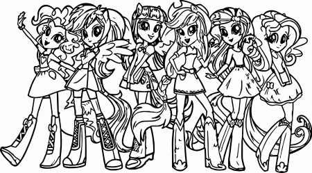My Little Pony Coloring Book Elegant My Little Pony Human Coloring Pages to  Print | My little pony coloring, People coloring pages, My little pony  drawing