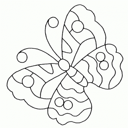 Preschoolers Butterfly Coloring Pages Az Coloring Pages ...