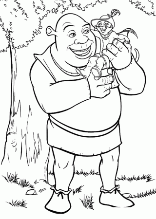 Coloring Pages: Free Printable Shrek Coloring Pages Perfect ...